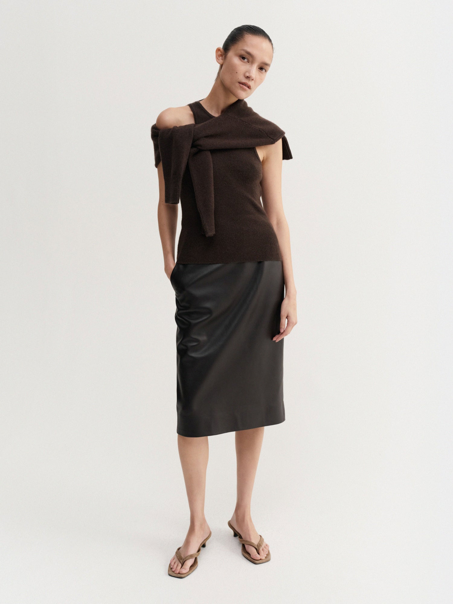 Luna Tank Top, chocolate