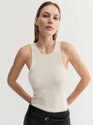 Luna Tank Top, cream