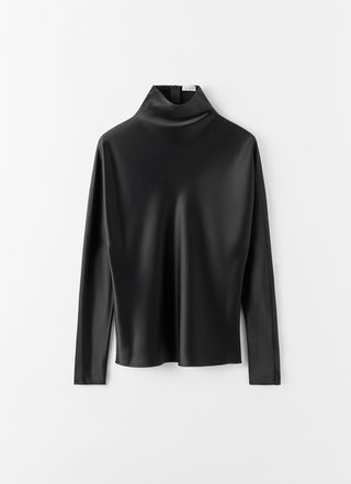 Maddy Satin Blouse, black