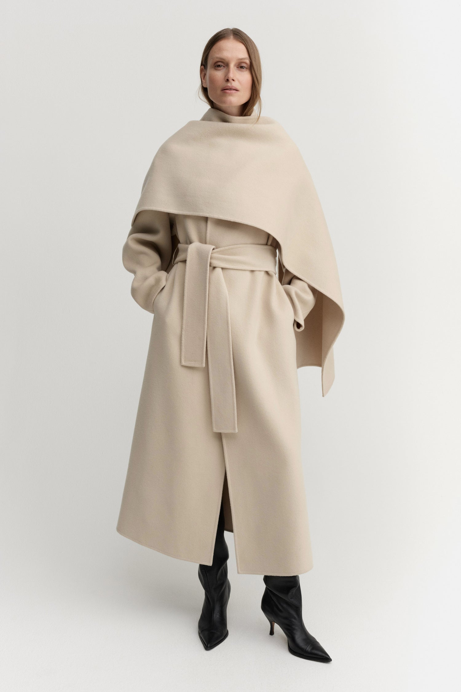 Micha Doublé Scarf, sand