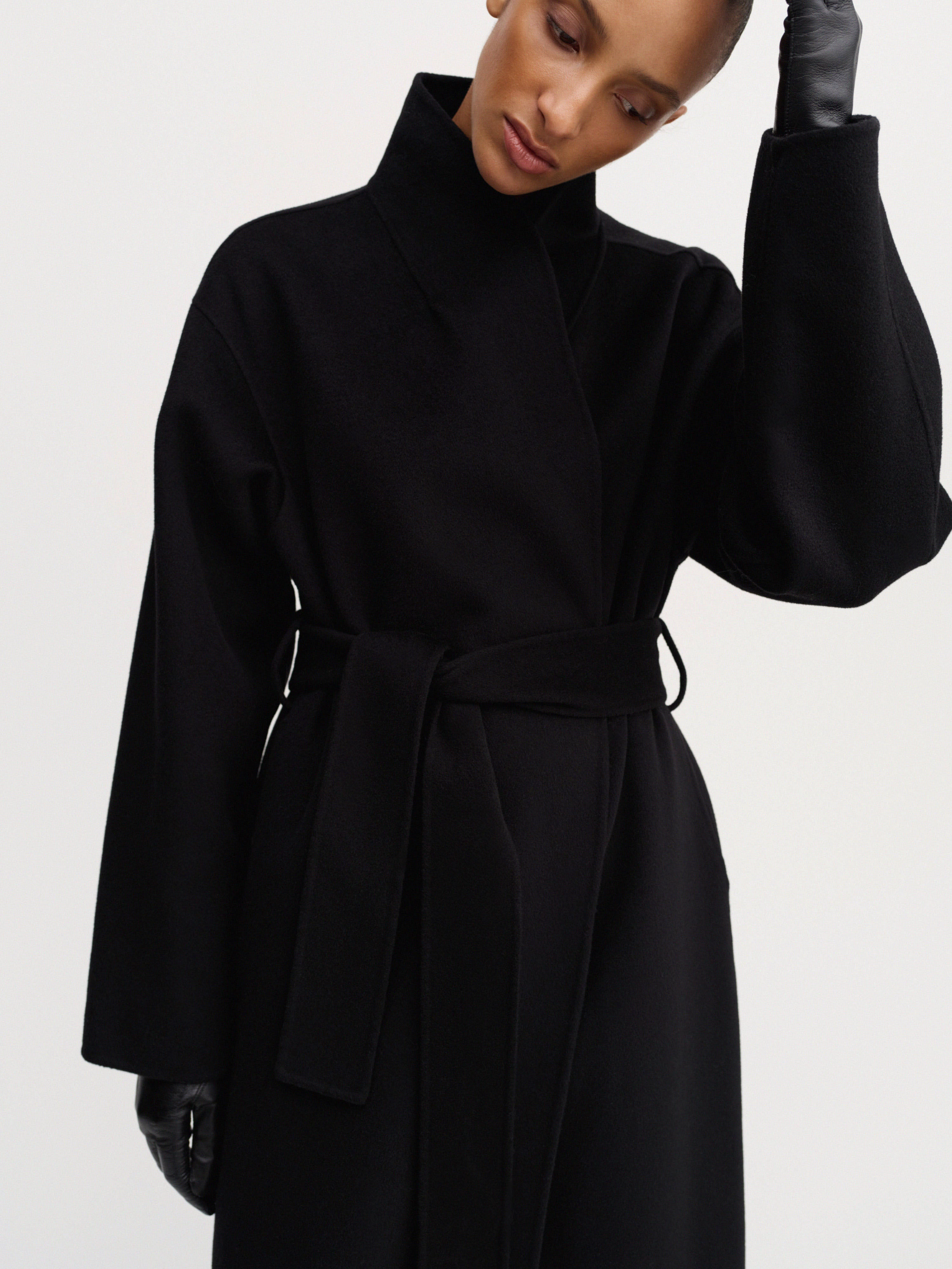 Mara Doublé Coat, black – ALMADA LABEL