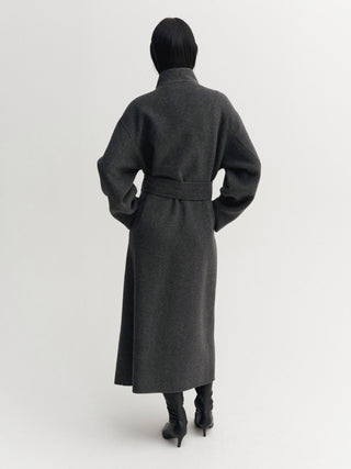 Mara Doublé Coat, dark grey