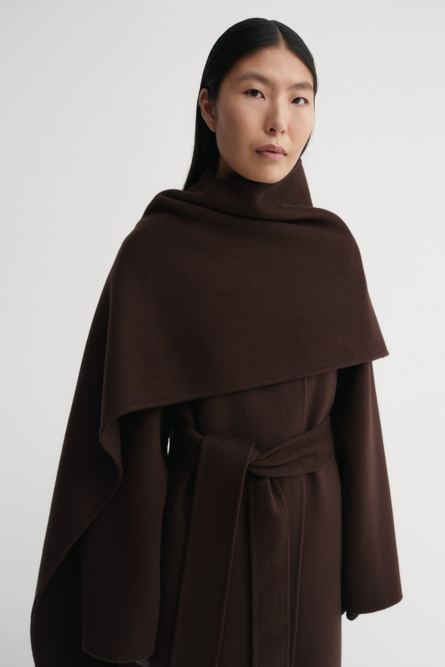 Micha Doublé Scarf, chocolate
