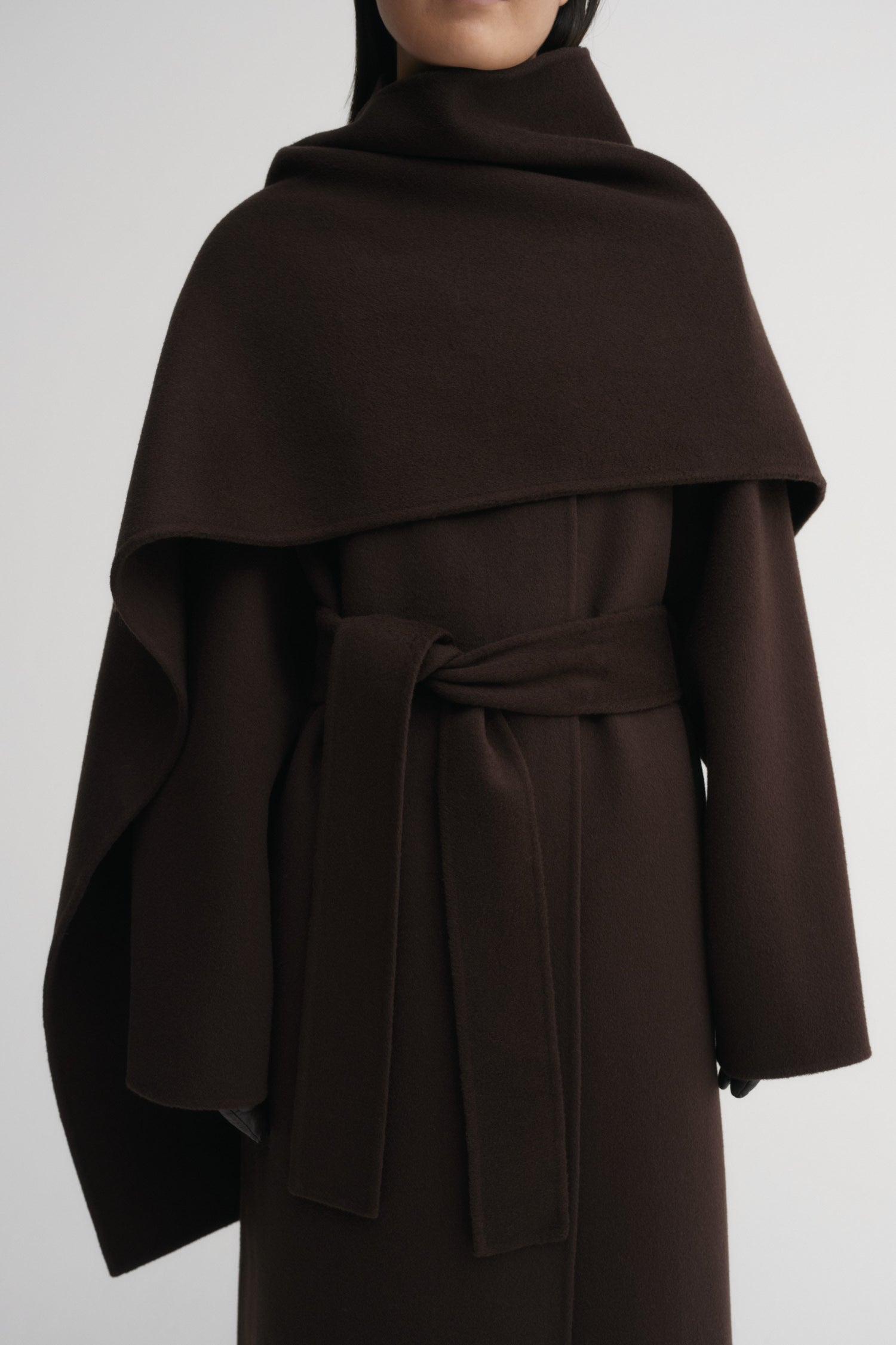 Micha Doublé Scarf, chocolate
