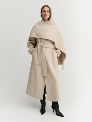 Mara Doublé Coat, sand