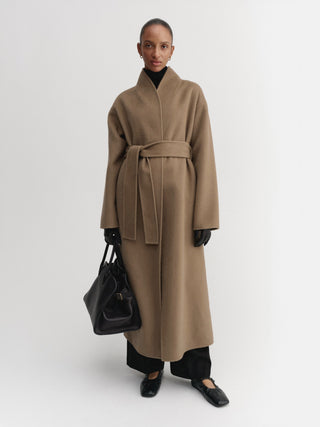 Mara Doublé Coat, tan