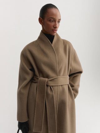 Mara Doublé Coat, tan