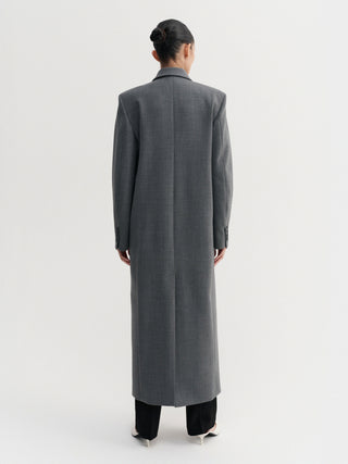 Margot Long Tailored Blazer, grey
