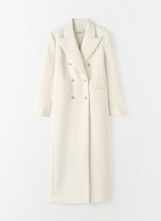 Margot Long Tailored Blazer, vanilla