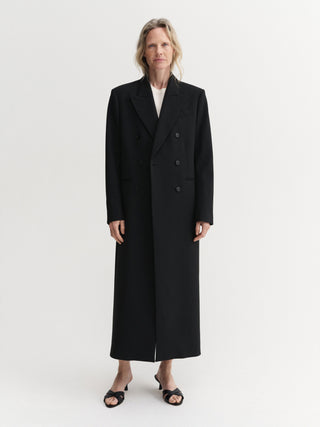 Margot Long Tailored Blazer, black