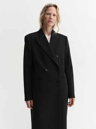 Margot Long Tailored Blazer, black
