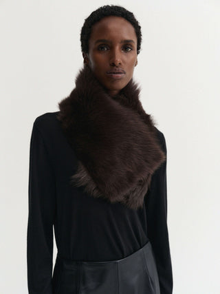 Mayma Scarf, chocolate