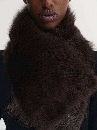 Mayma Scarf, chocolate