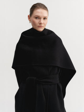 Micha Doublé Scarf, black