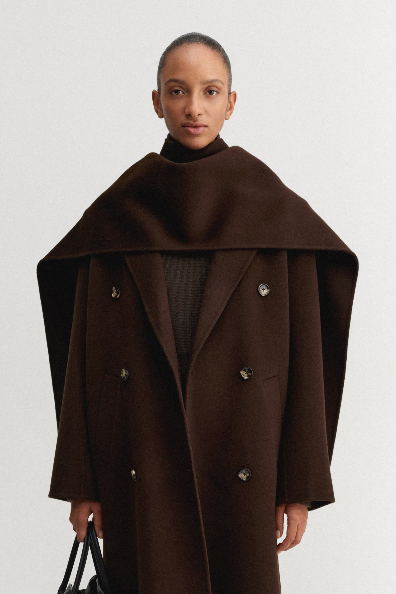 Micha Doublé Scarf, chocolate