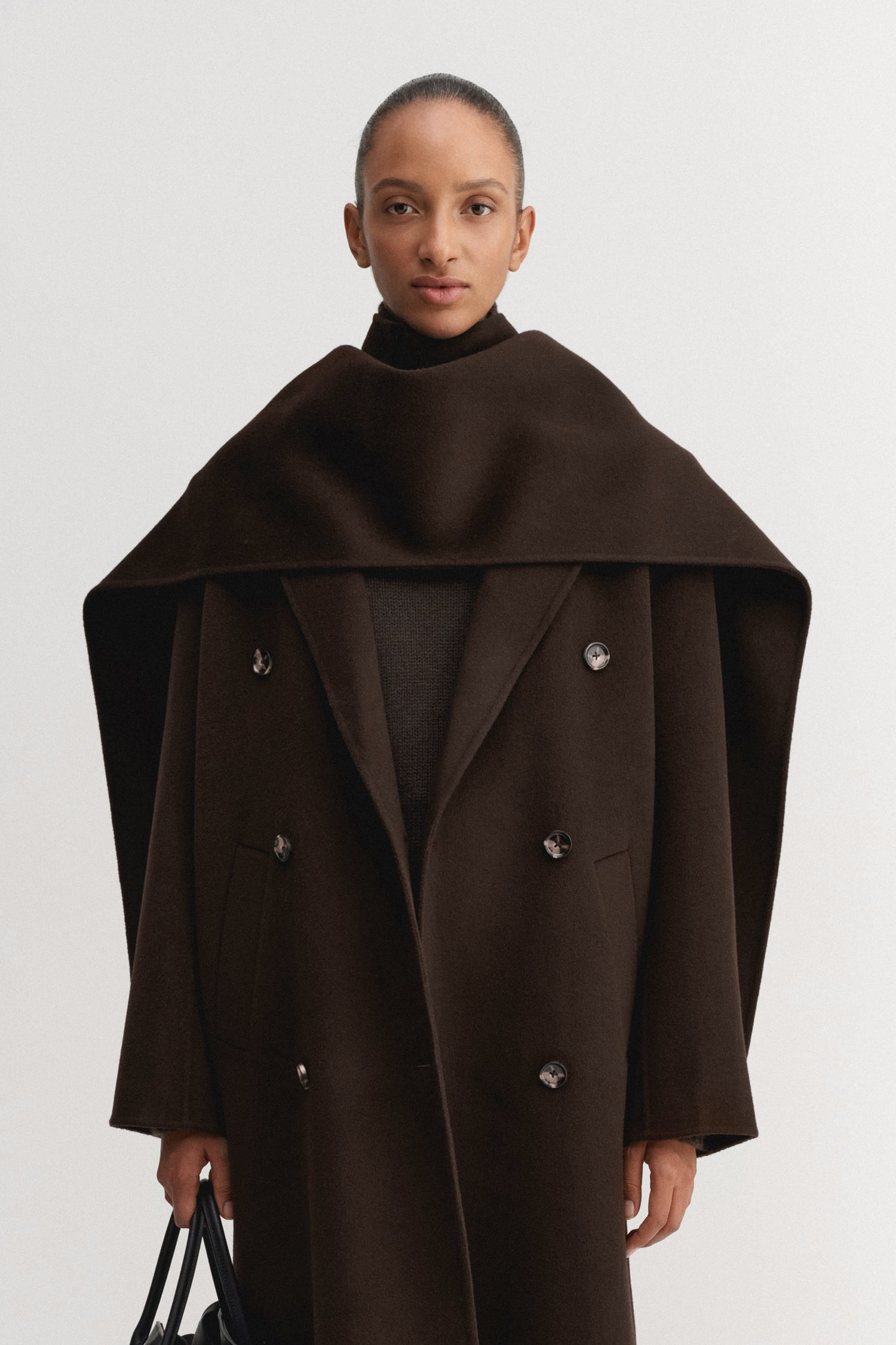 Micha Doublé Scarf, chocolate