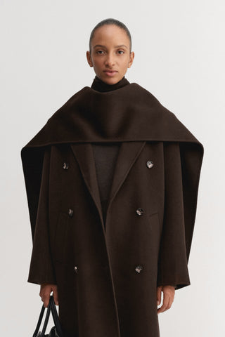 Micha Doublé Scarf, chocolate
