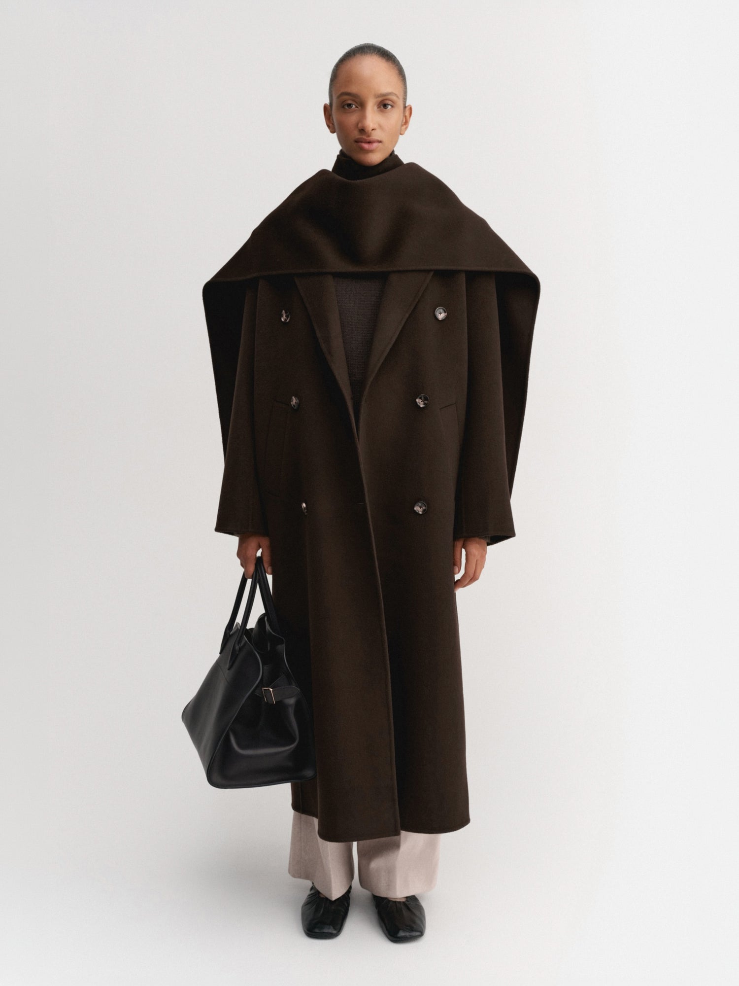 Micha Doublé Scarf, chocolate