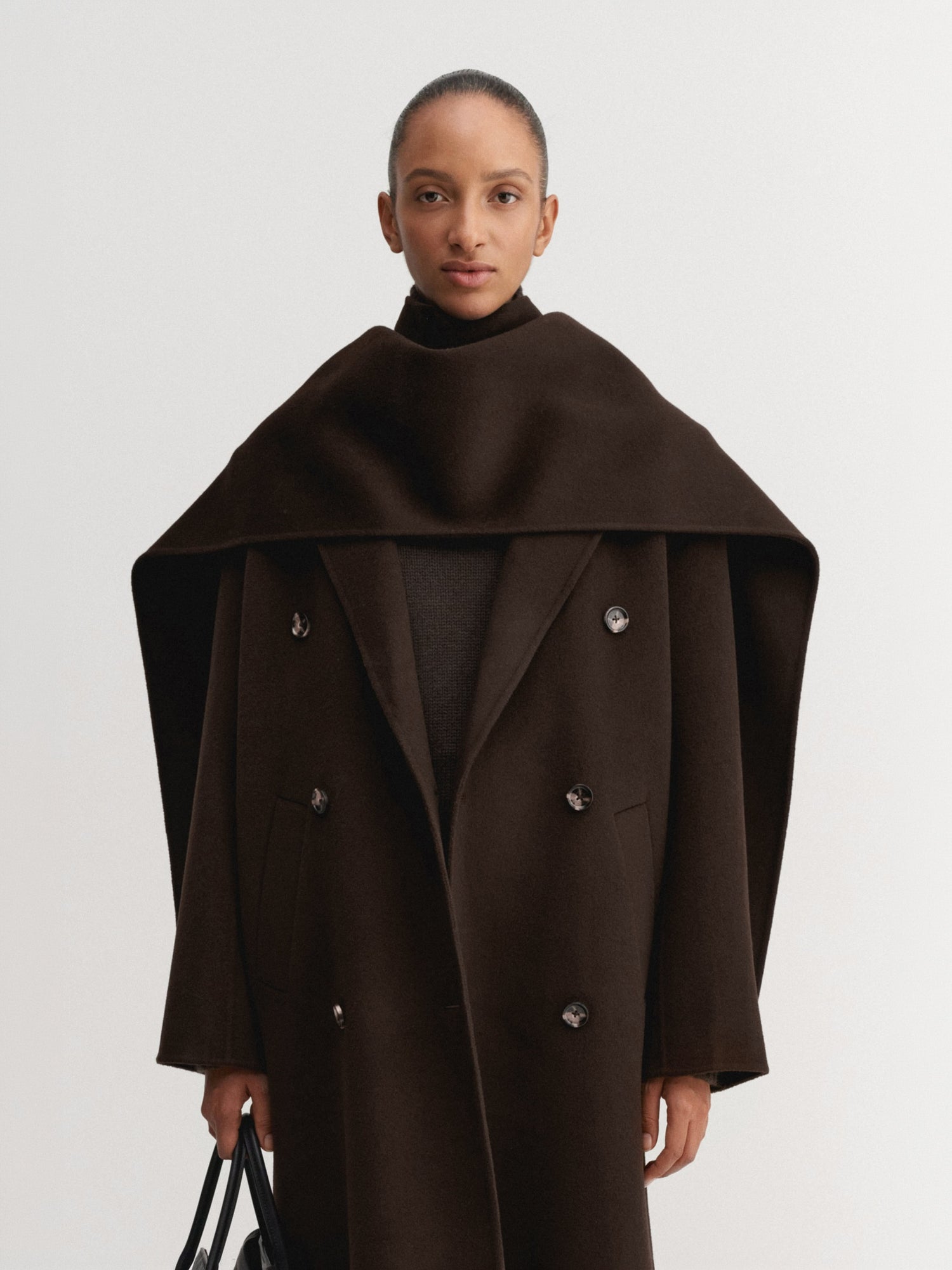 Micha Doublé Scarf, chocolate