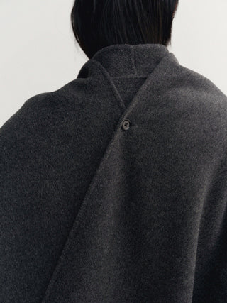 Micha Doublé Scarf, dark grey