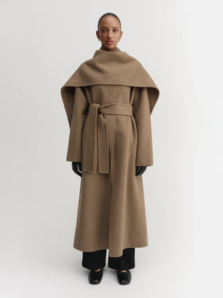 Micha Doublé Scarf, tan
