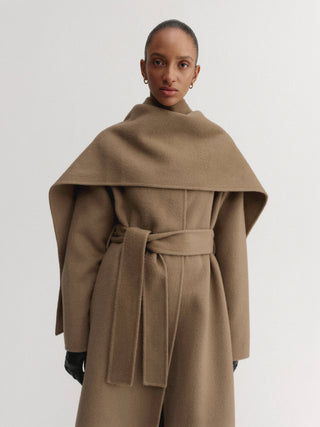 Micha Doublé Scarf, tan