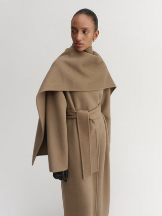 Micha Doublé Scarf, tan