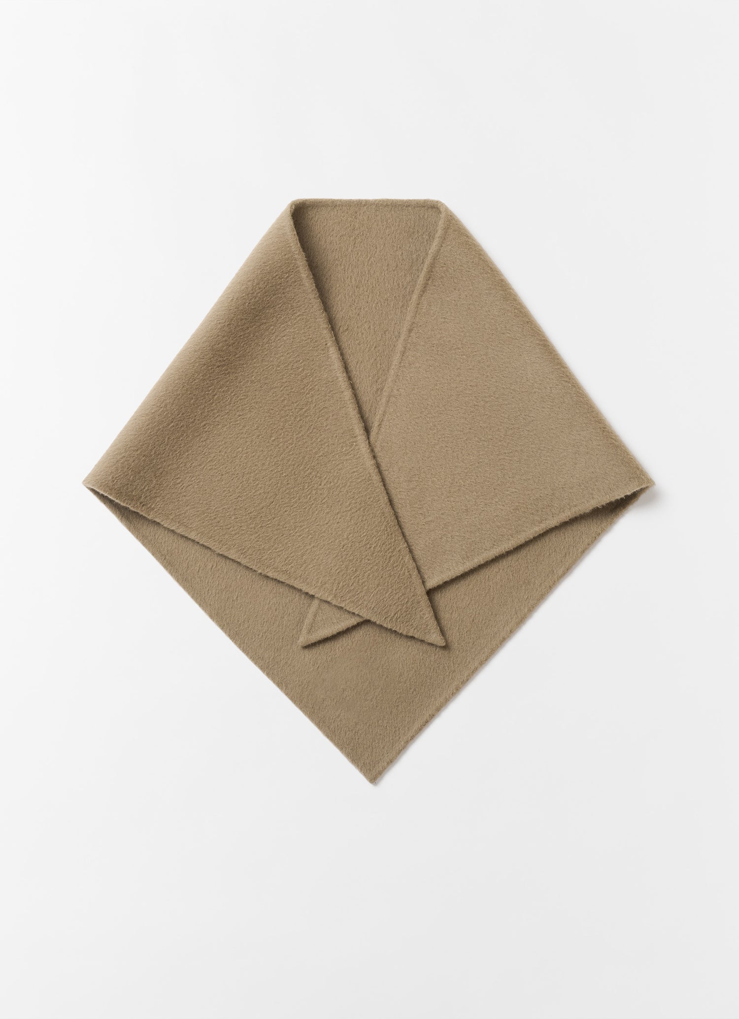 Miley Triangle Scarf, tan