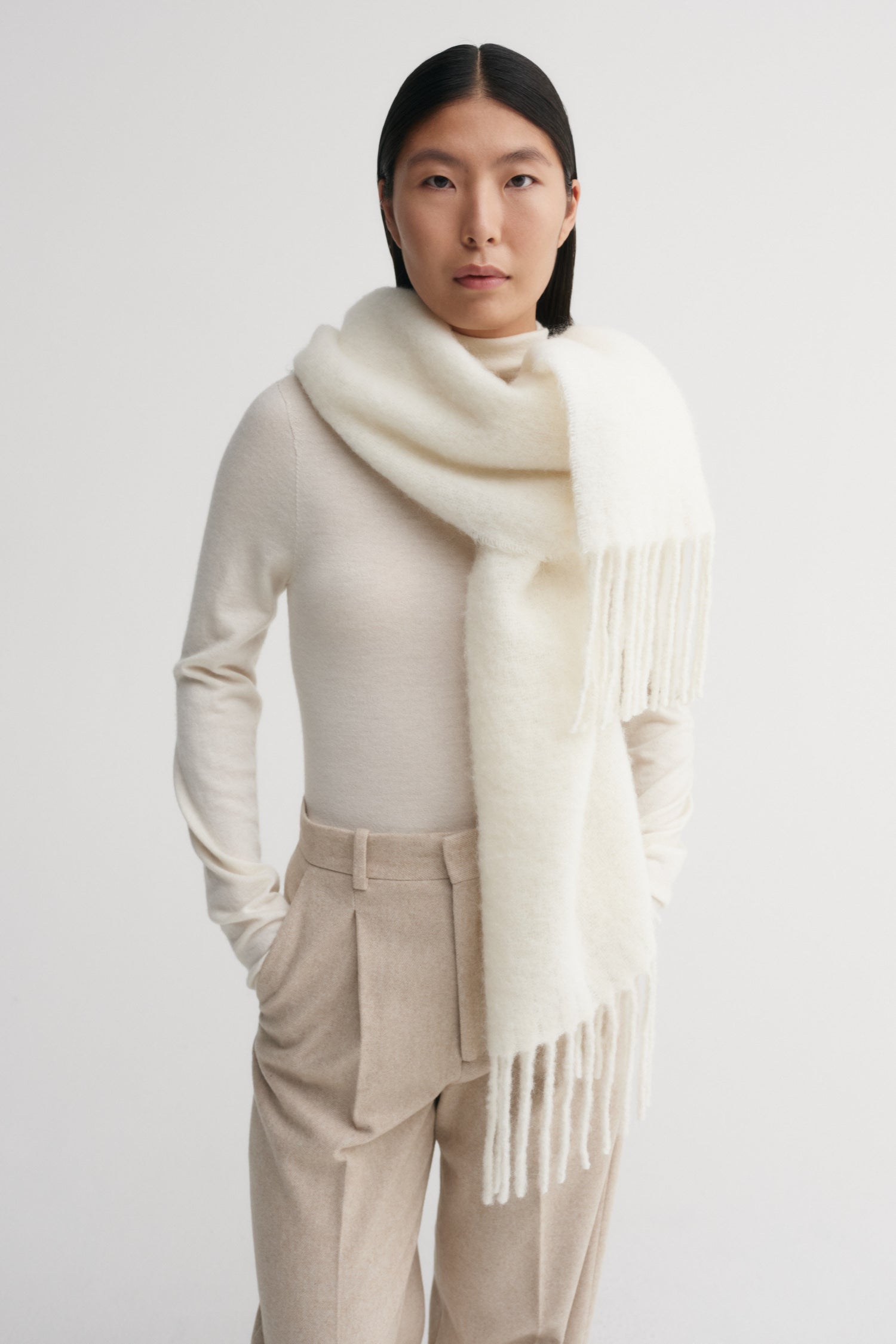 Milly Scarf, cream