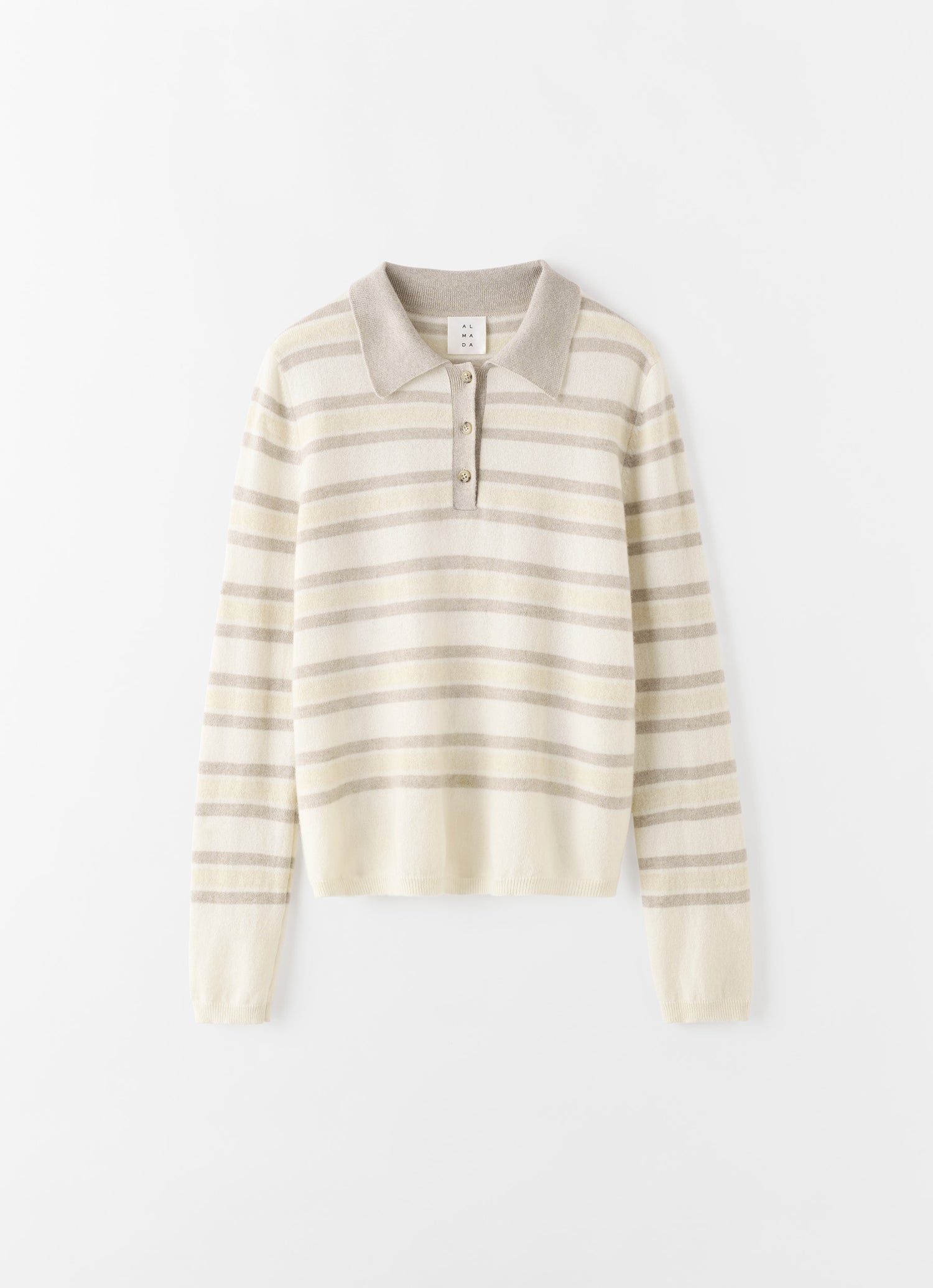 Minou Collar Sweater, stripe