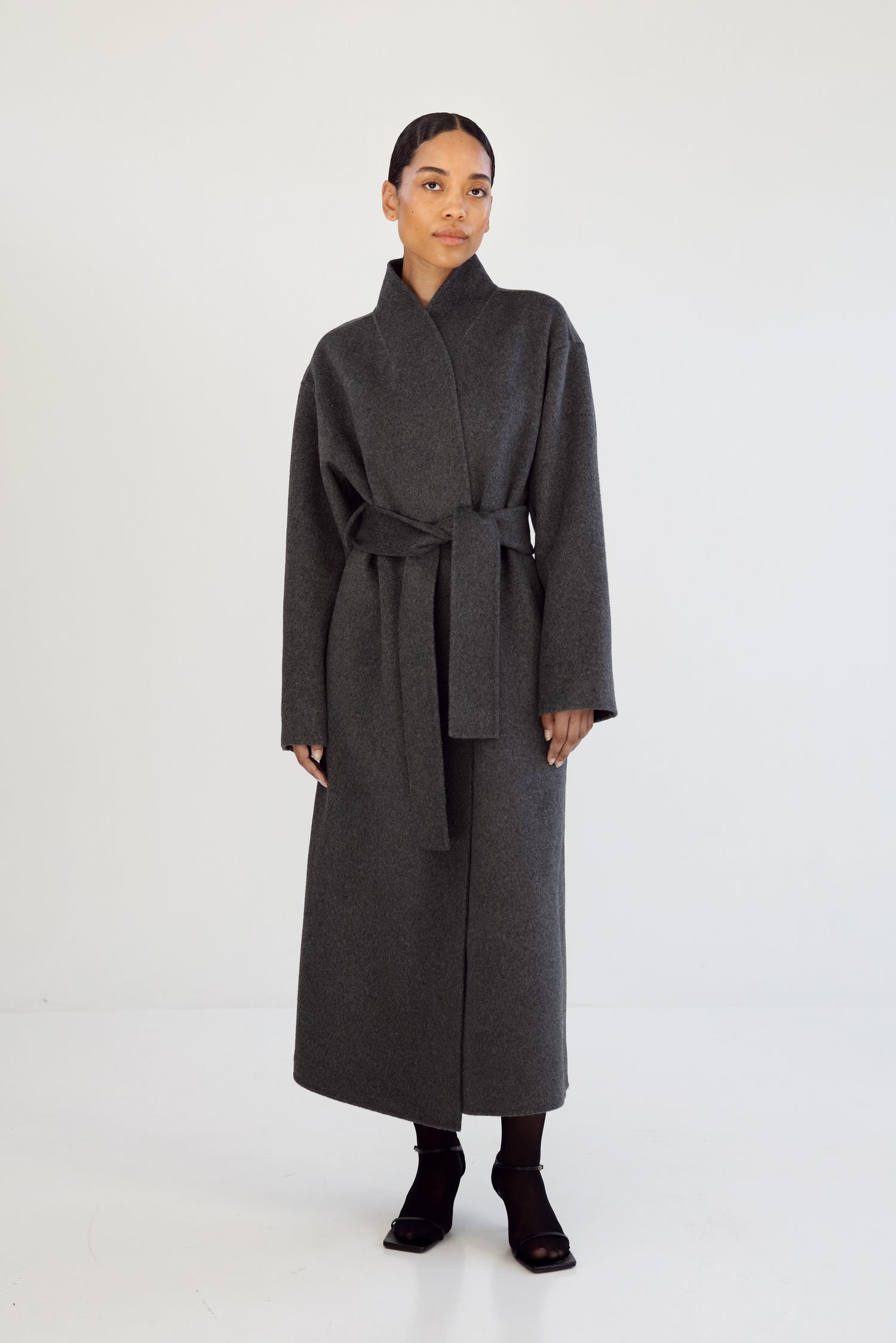 Mara Doublé Coat, dark grey