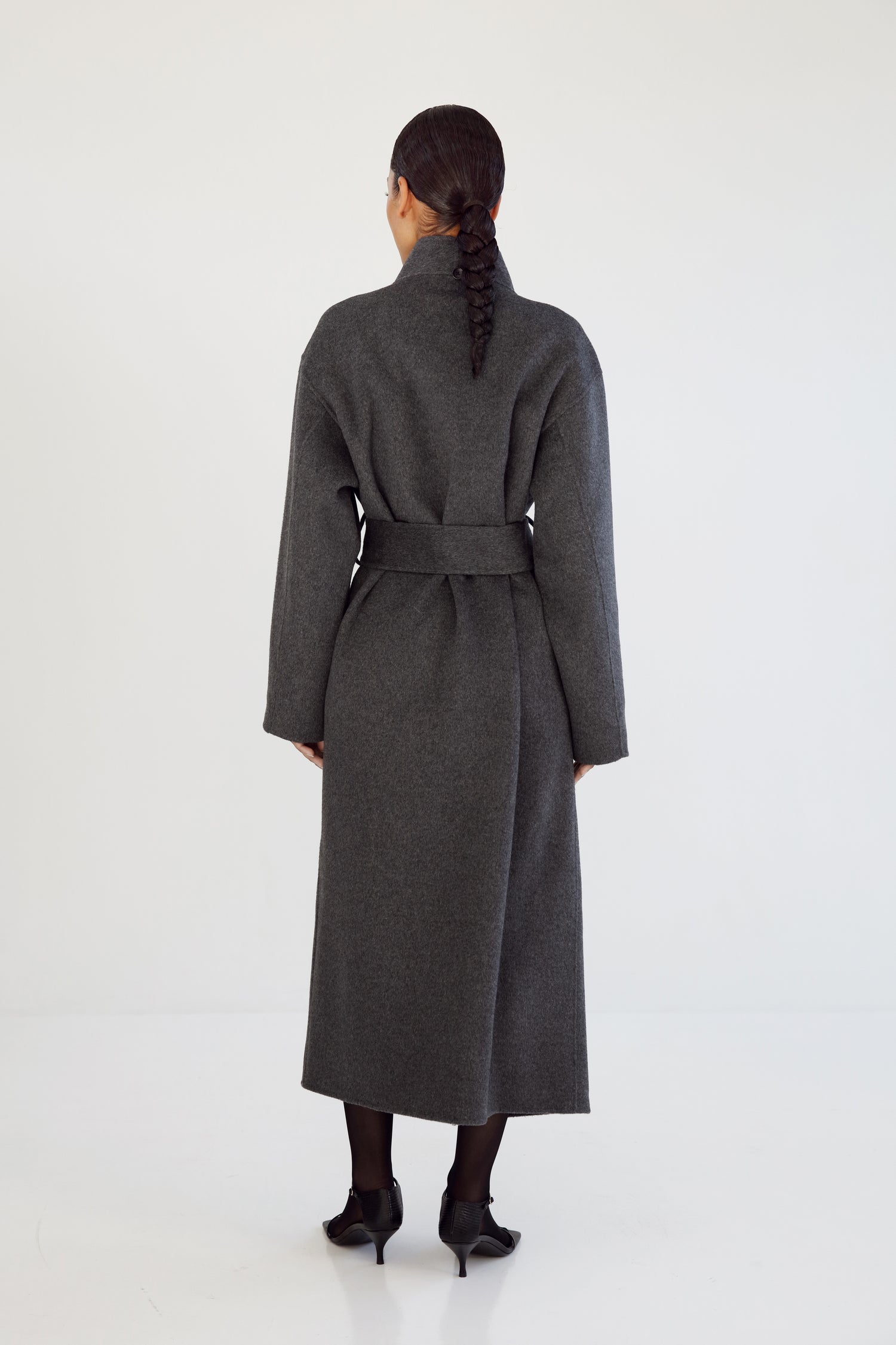 Mara Doublé Coat, dark grey