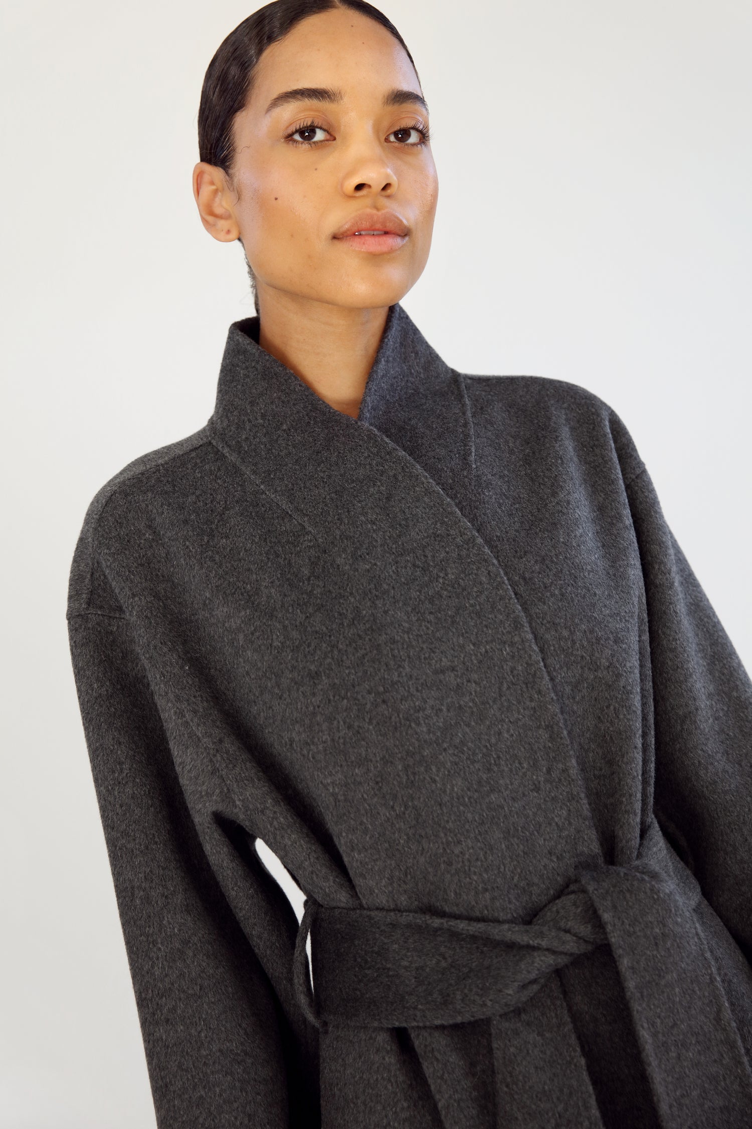 Mara Doublé Coat, dark grey