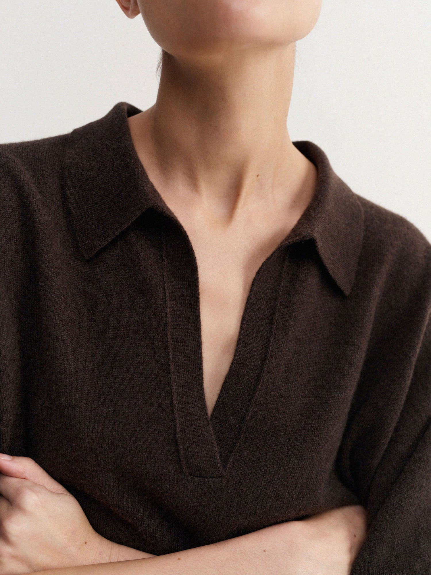 Nessa T-shirt, chocolate