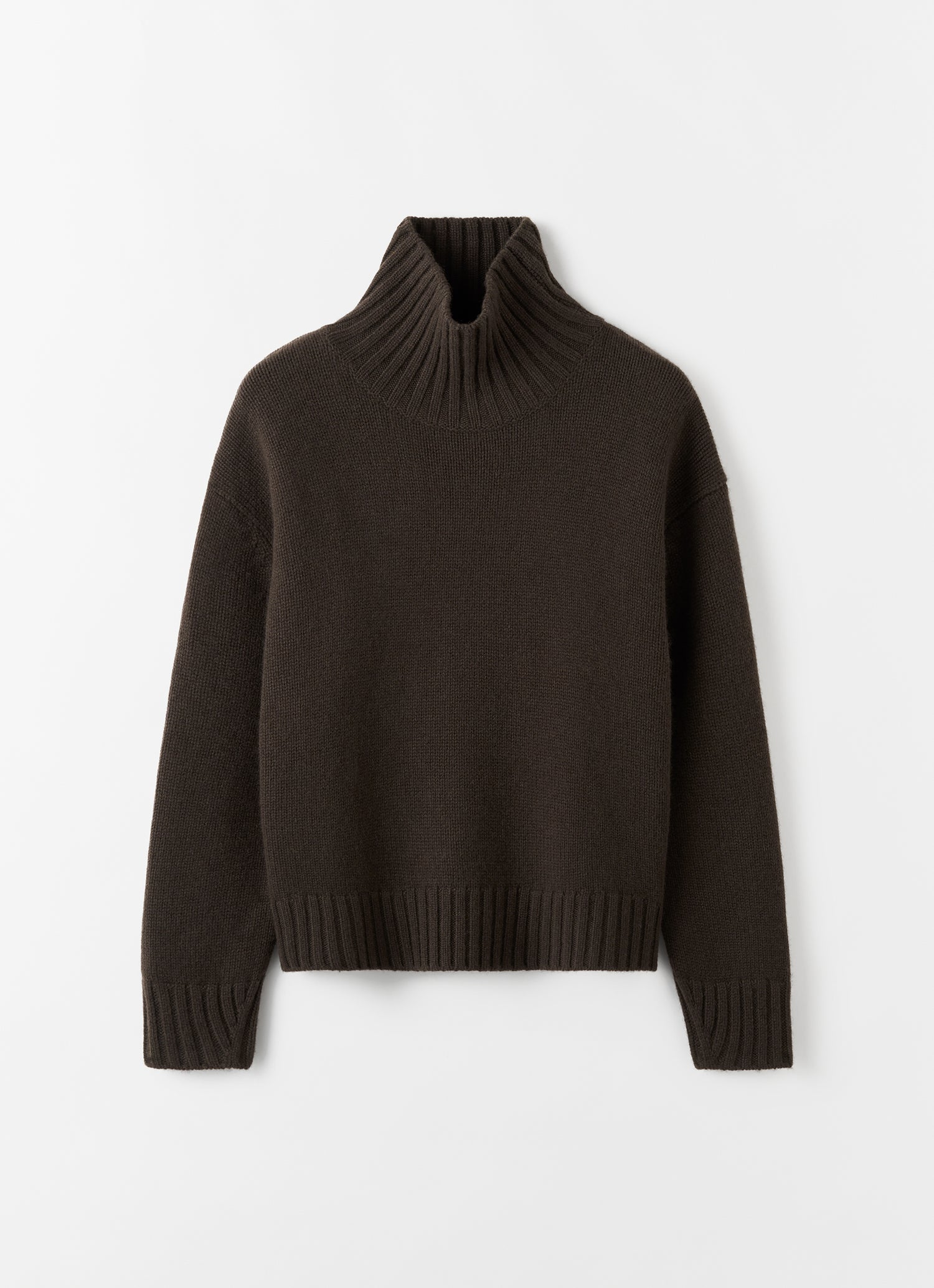 Nola Turtleneck Sweater, chocolate