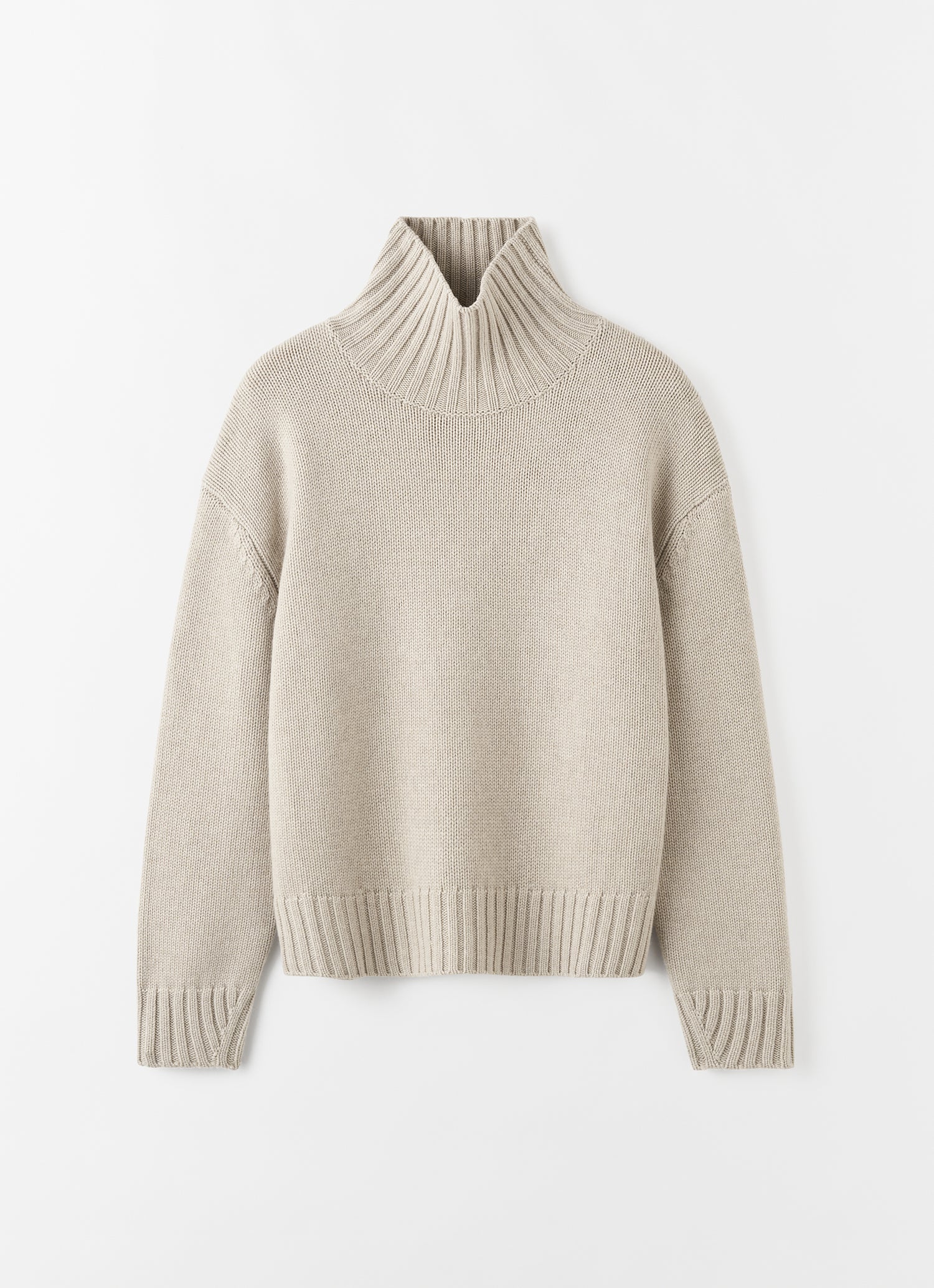 Nola Turtleneck Sweater, taupe