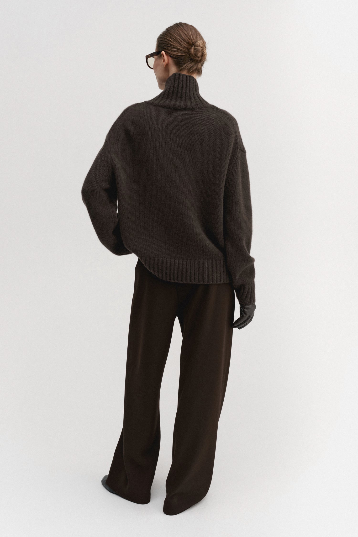 Nola Rollkragenpullover, Schokolade