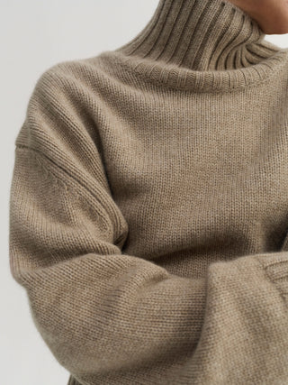 Nola Turtleneck Sweater, hazel