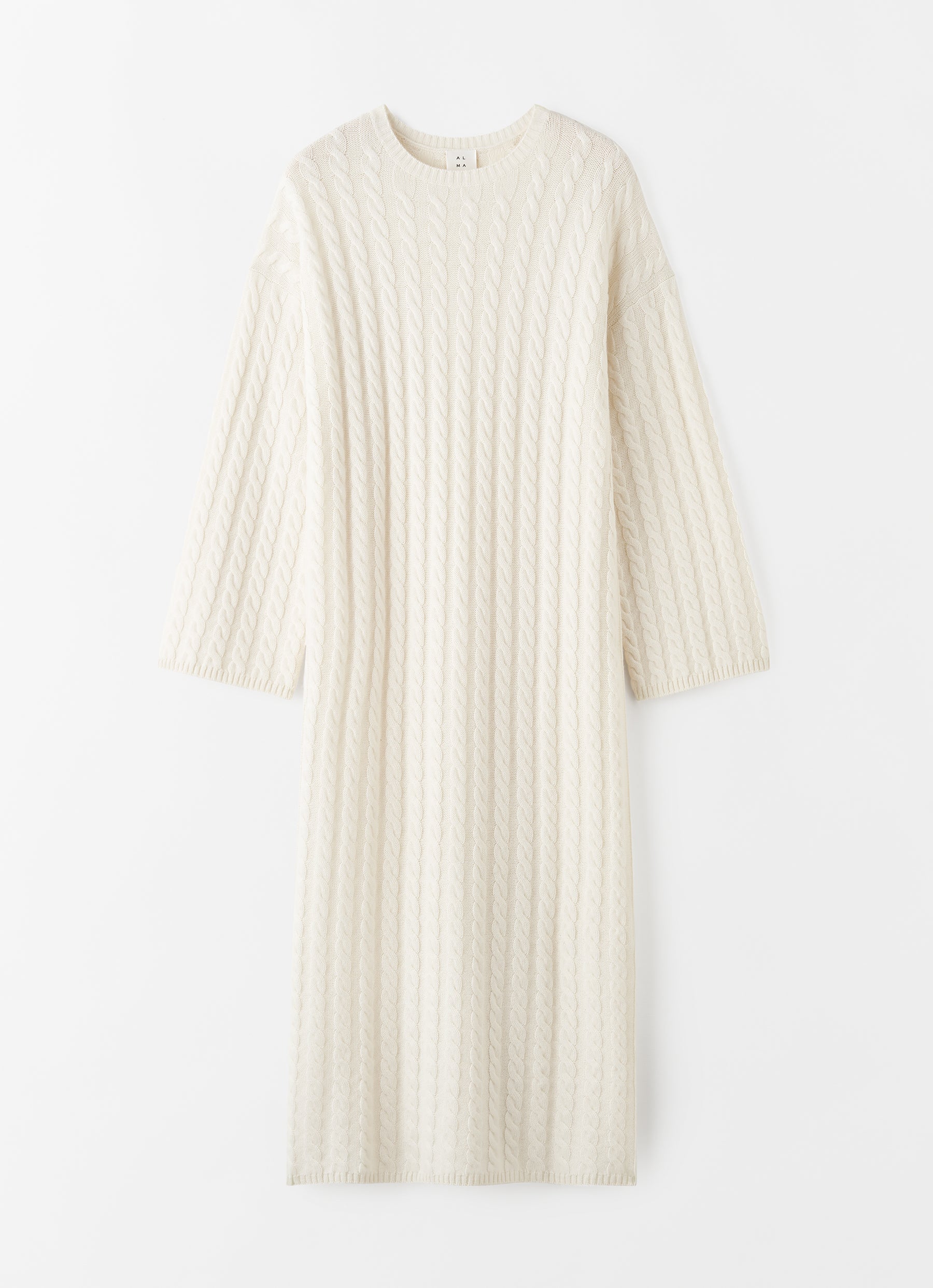 Noma Cable Knit Dress, cream – ALMADA LABEL