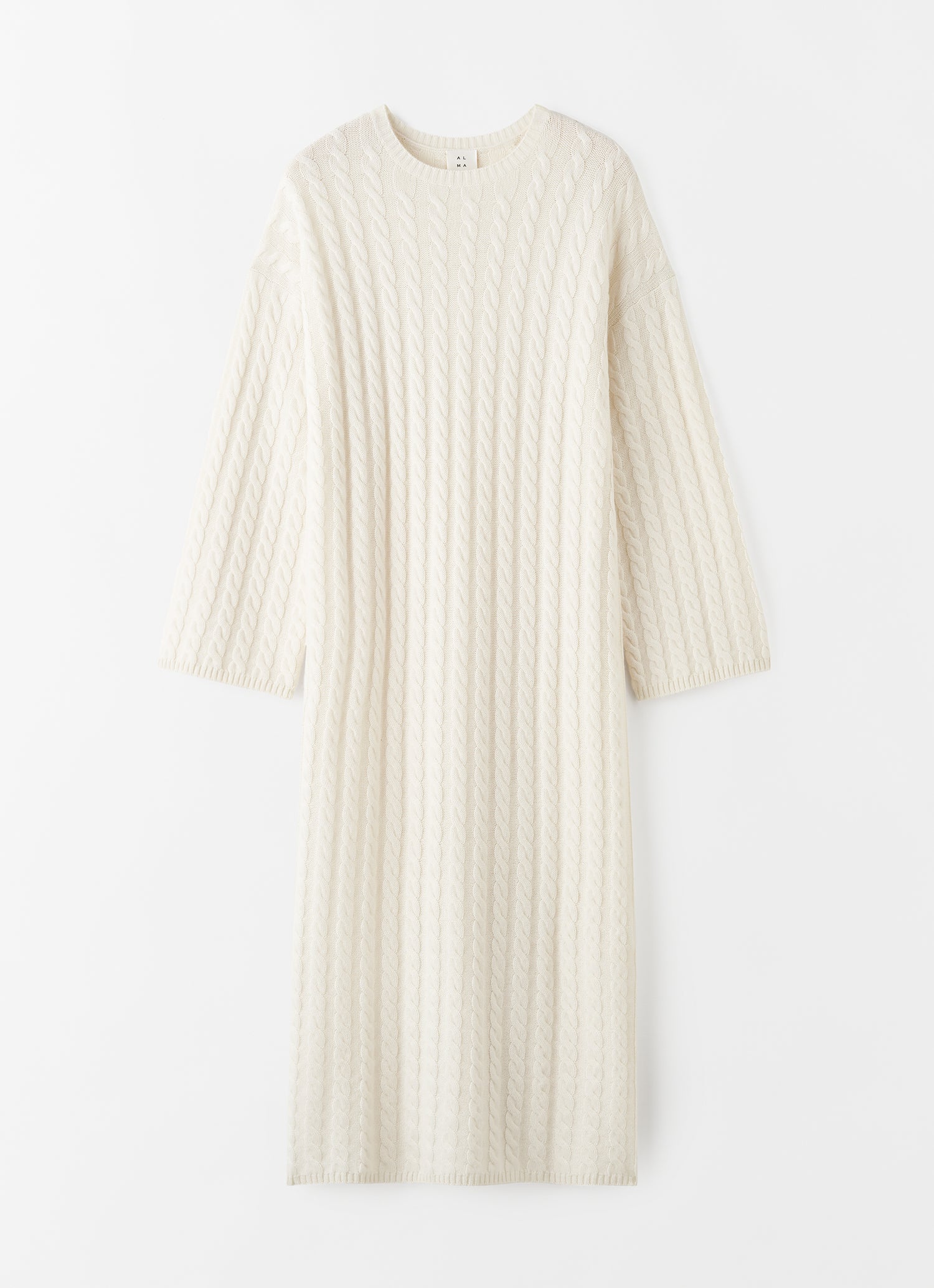 Noma Cable Knit Dress, cream