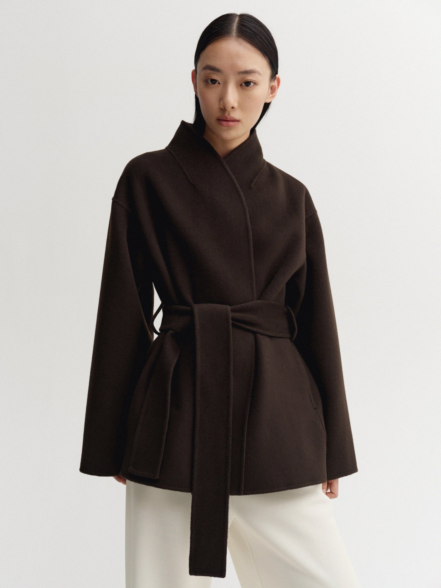 Noorie Doublé Coat, chocolate