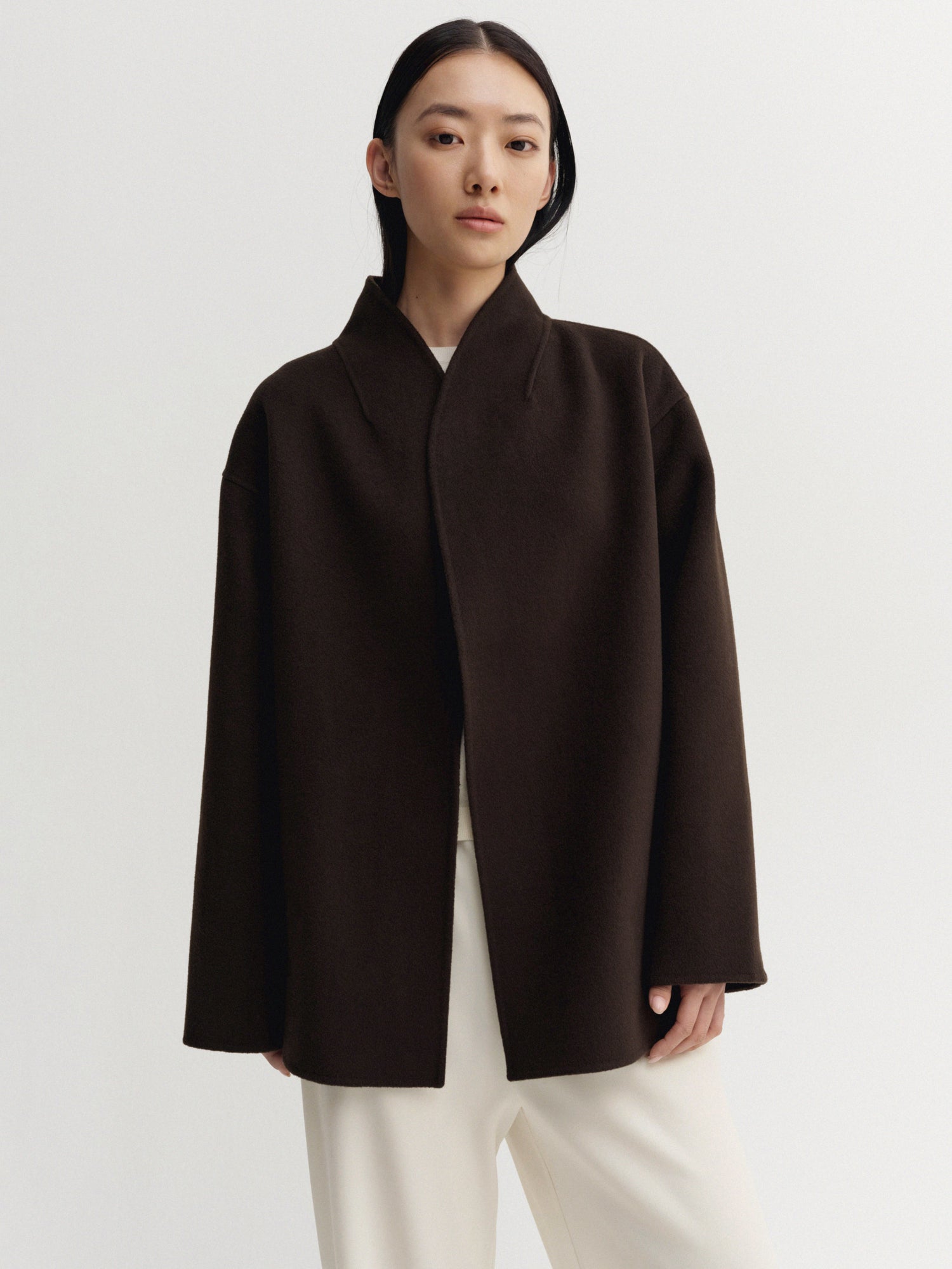 Noorie Doublé Coat, chocolate