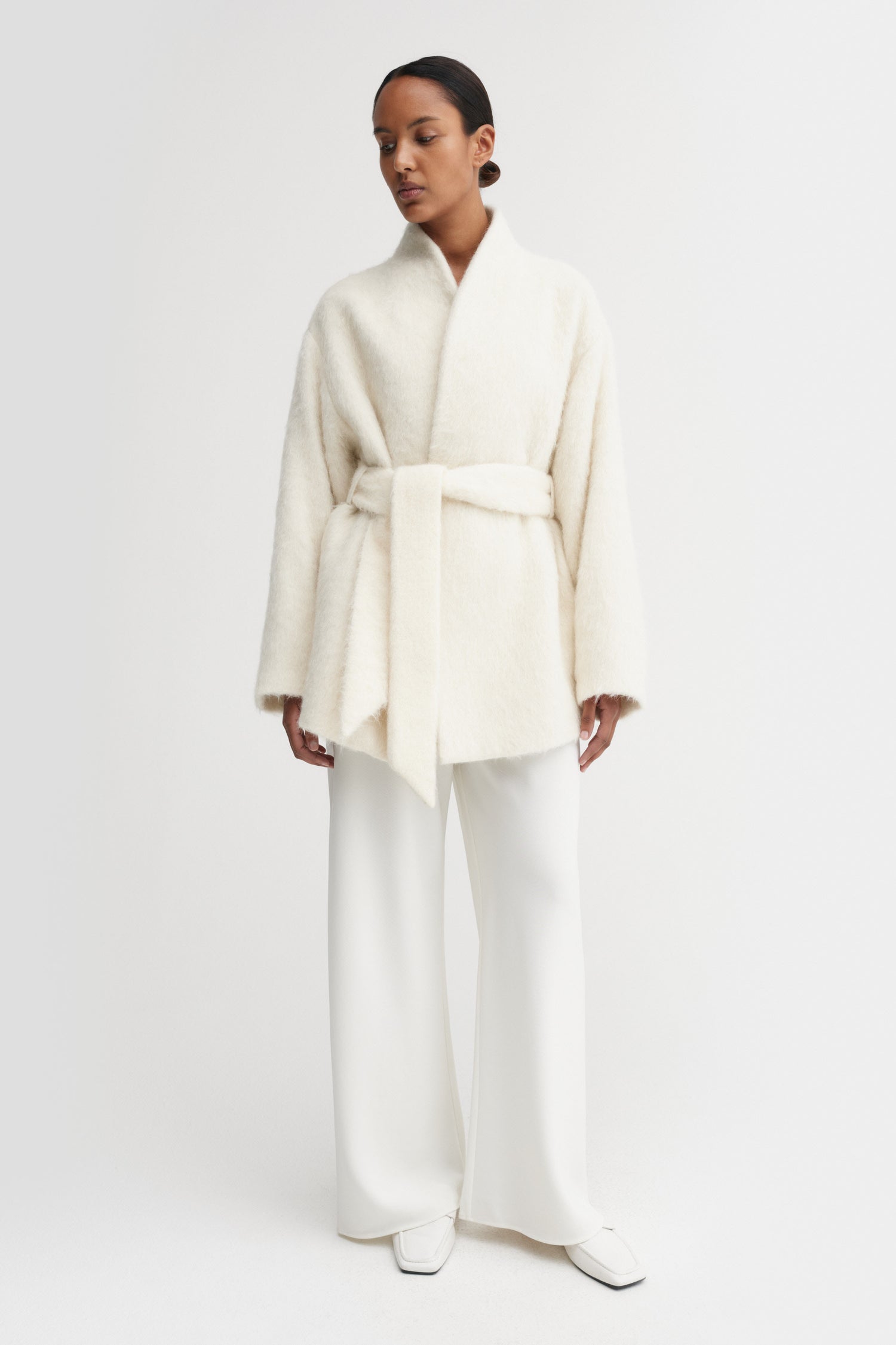 Noorie Coat, cream