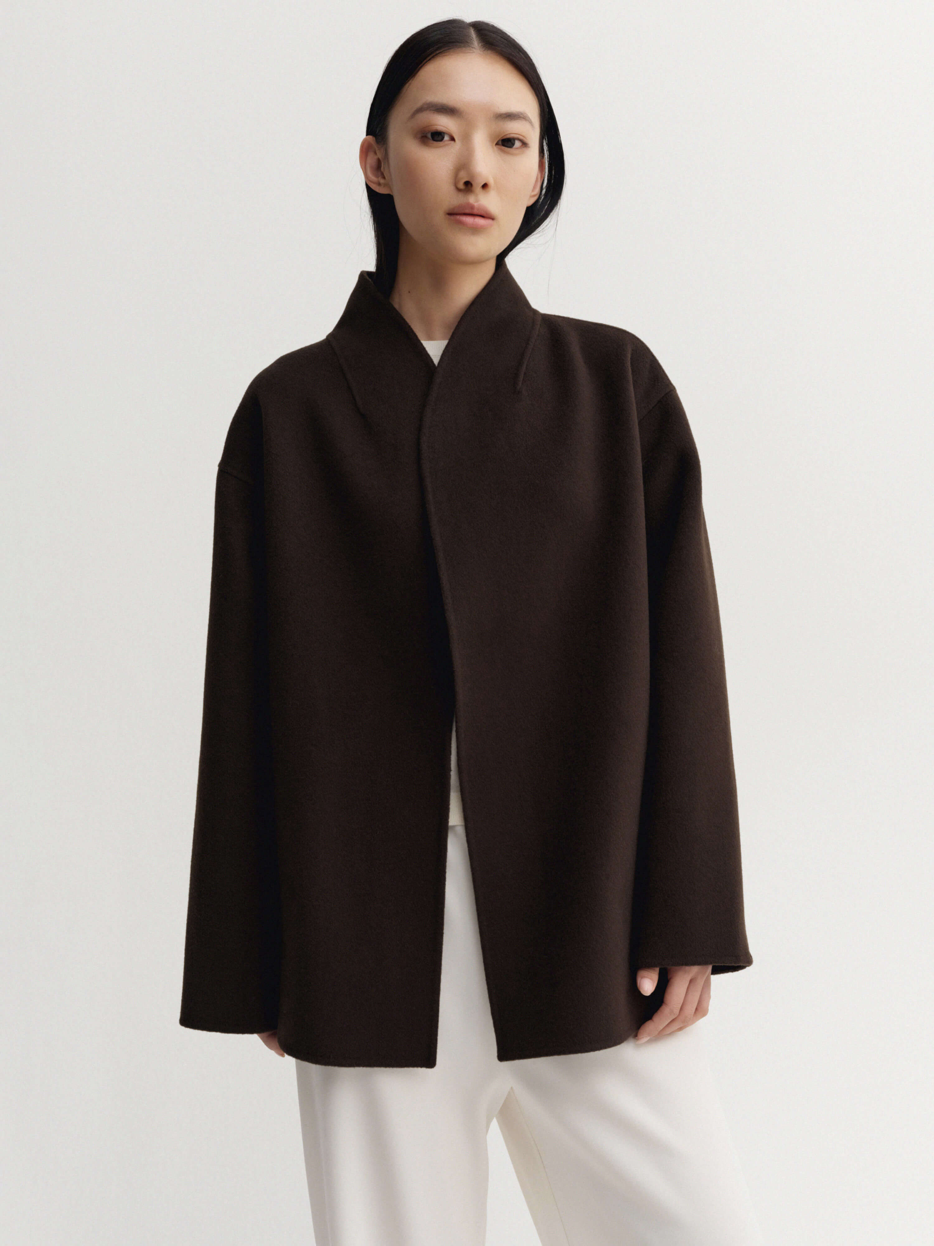 Noorie Doublé Coat, chocolate – ALMADA LABEL
