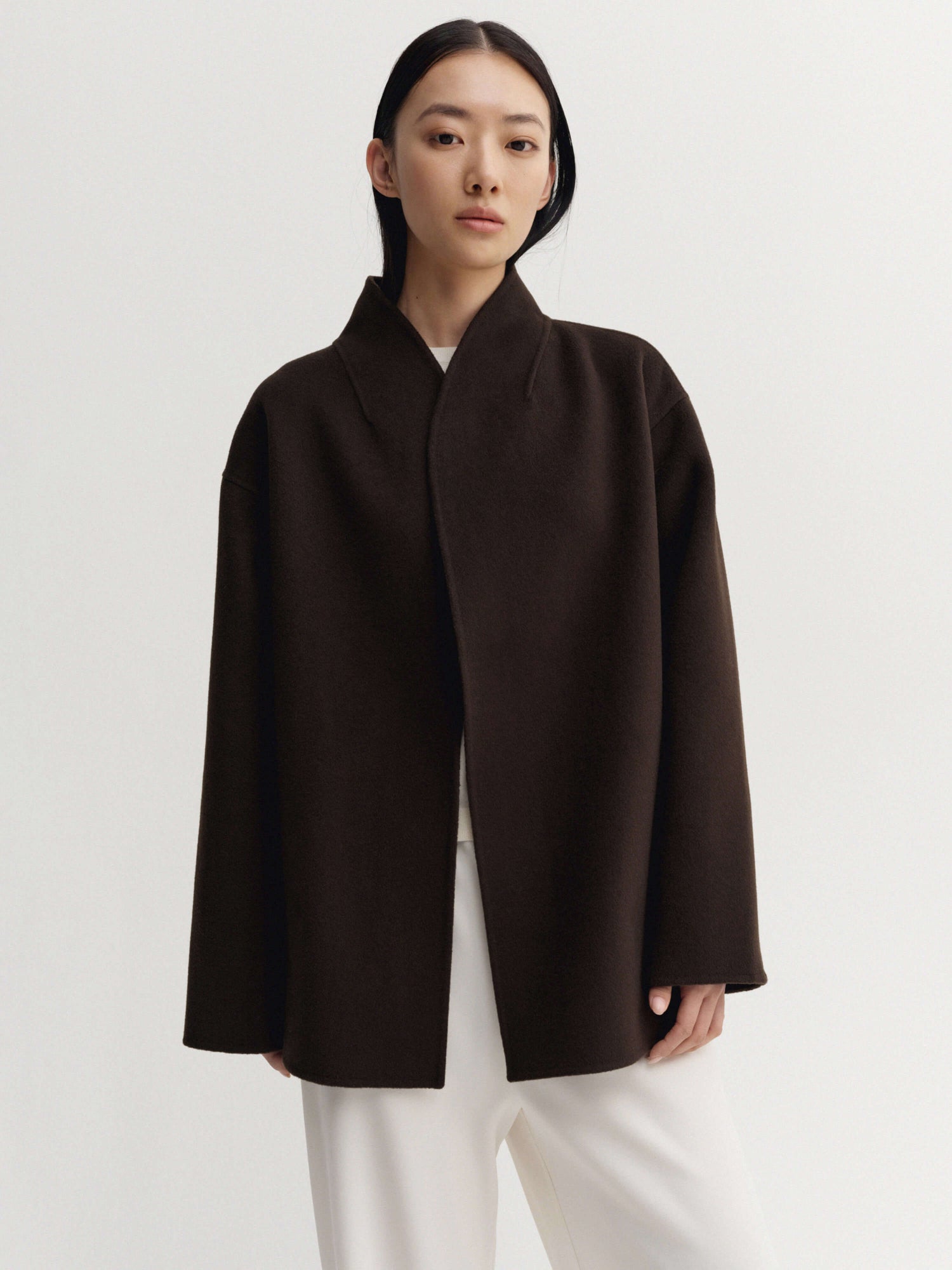 Noorie Doublé Coat, chocolate