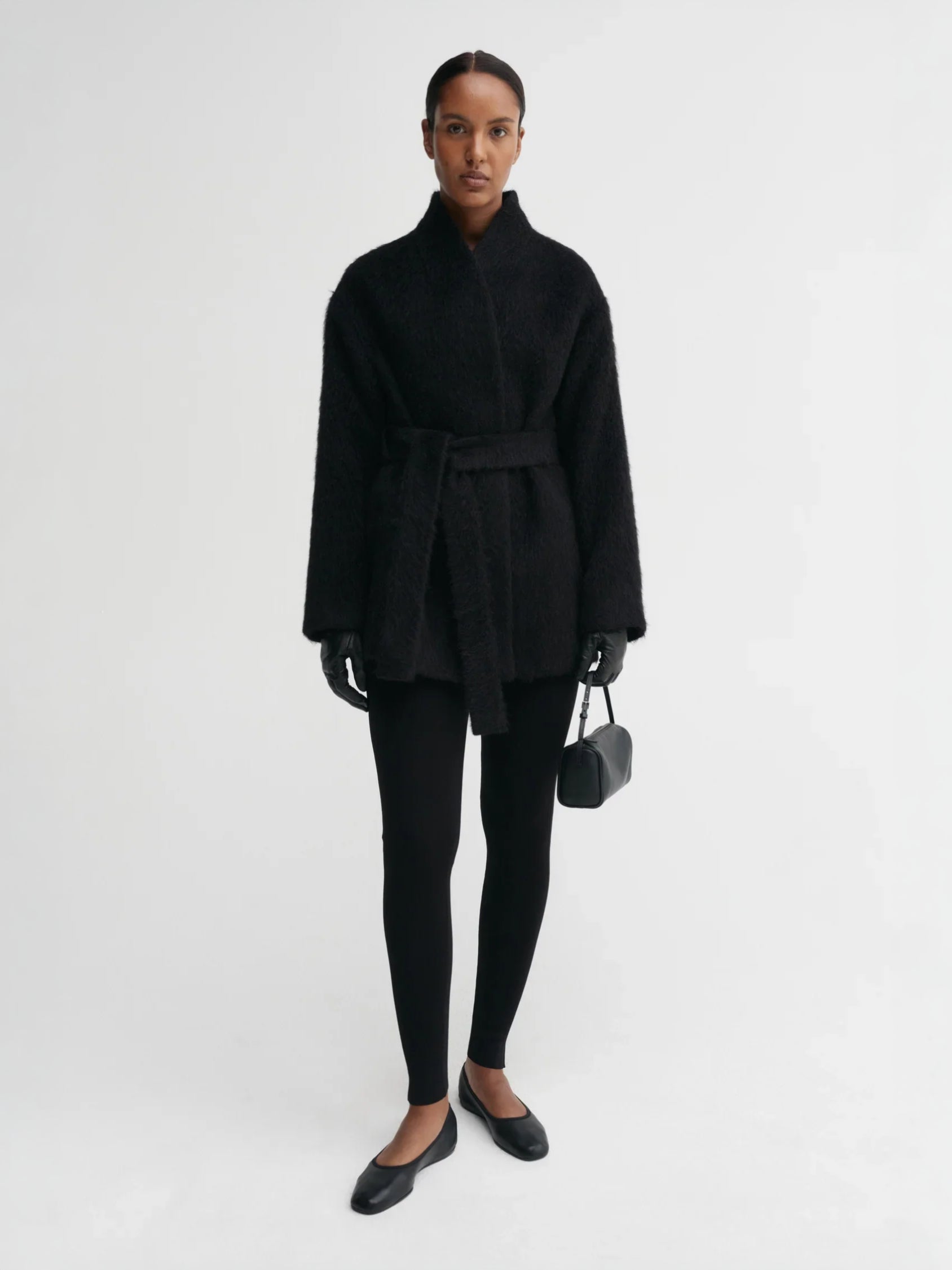 Noorie Coat, black – ALMADA LABEL