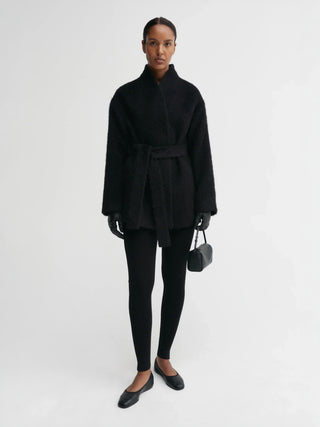 Noorie Mantel, schwarz