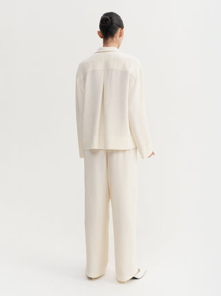 Philine Silk Pants, vanilla