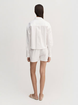 Fanna Poplin Shirt, white