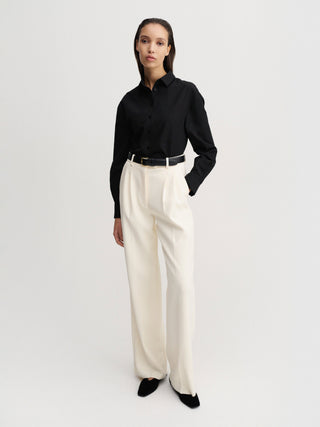 Fanna Poplin Shirt, black
